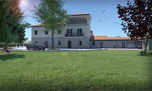 VILLA PADRONALE CON 4.000 MQ. DI GIARDINO PRIVATO